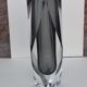Glass vase Sommerso Murano of the 70s 21cm