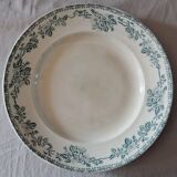 Plat de service terre de fer St Amand & Hamage modèle  Guadeloupe