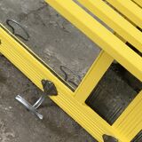 Yellow vintage coat holder