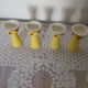 set of 4 tall chick shells Goebel Germany