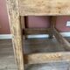 Small workbench made of solid oak