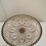 Antique glass compotier