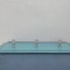 Fontana arte plafonnier suspenion plafond design verre trempe annees 70