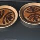 Set of 2 Pornic "Palmyre" plates