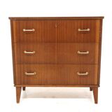 Commode scandinave en acajou, Suède, 1950