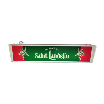 Double-sided luminous plastic sign. Eighties. Saint Landelin/Goldenberg