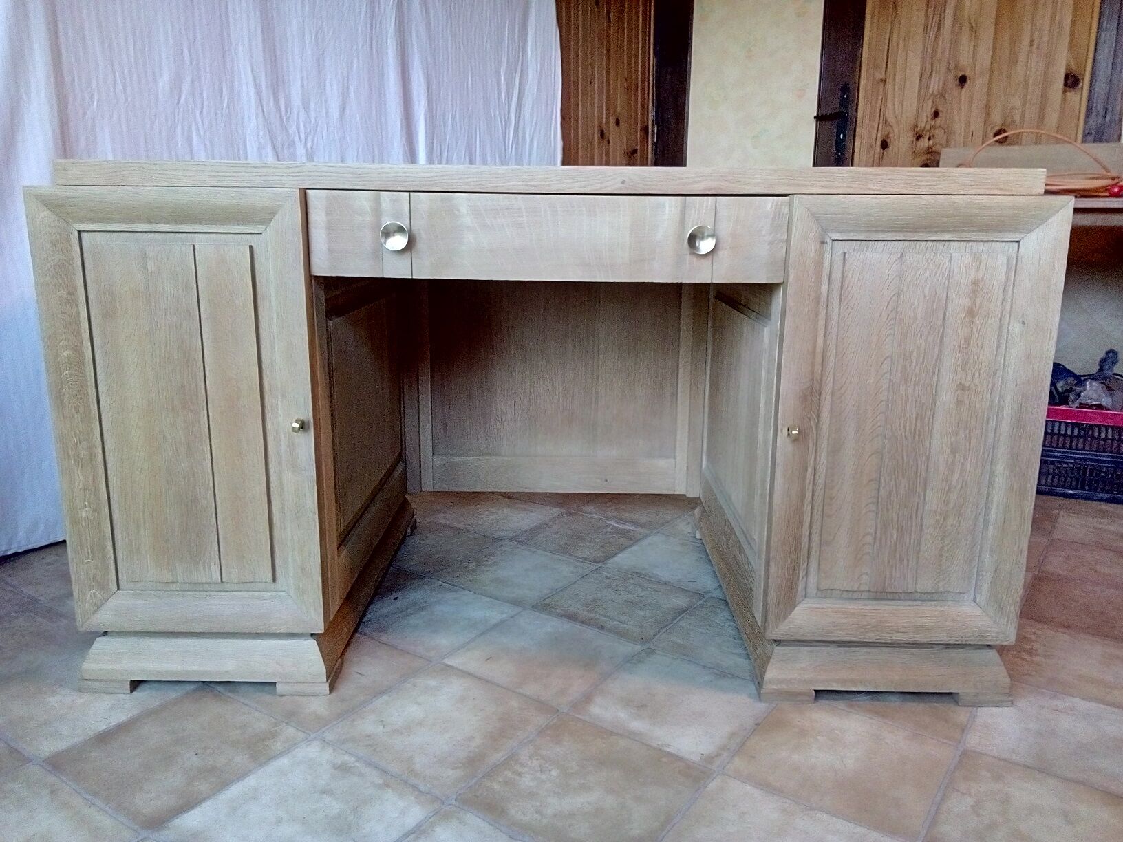 Desk oak art deco 1940