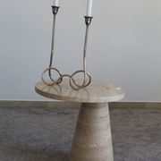 Candlestick in sheffield 2 candles, Italy 70s