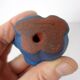 Mid-Century Blue Ceramic Elephants, Austria, Set of 2