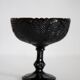 Vintage black decorative plate, Italy, 1960s