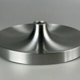 60s 70s Discus wall lamp Teka silver space age design aluminum metal