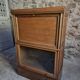 Vintage Globe Wernicke drinks buffet, modular mahogany bar cabinet, 1960s display case.