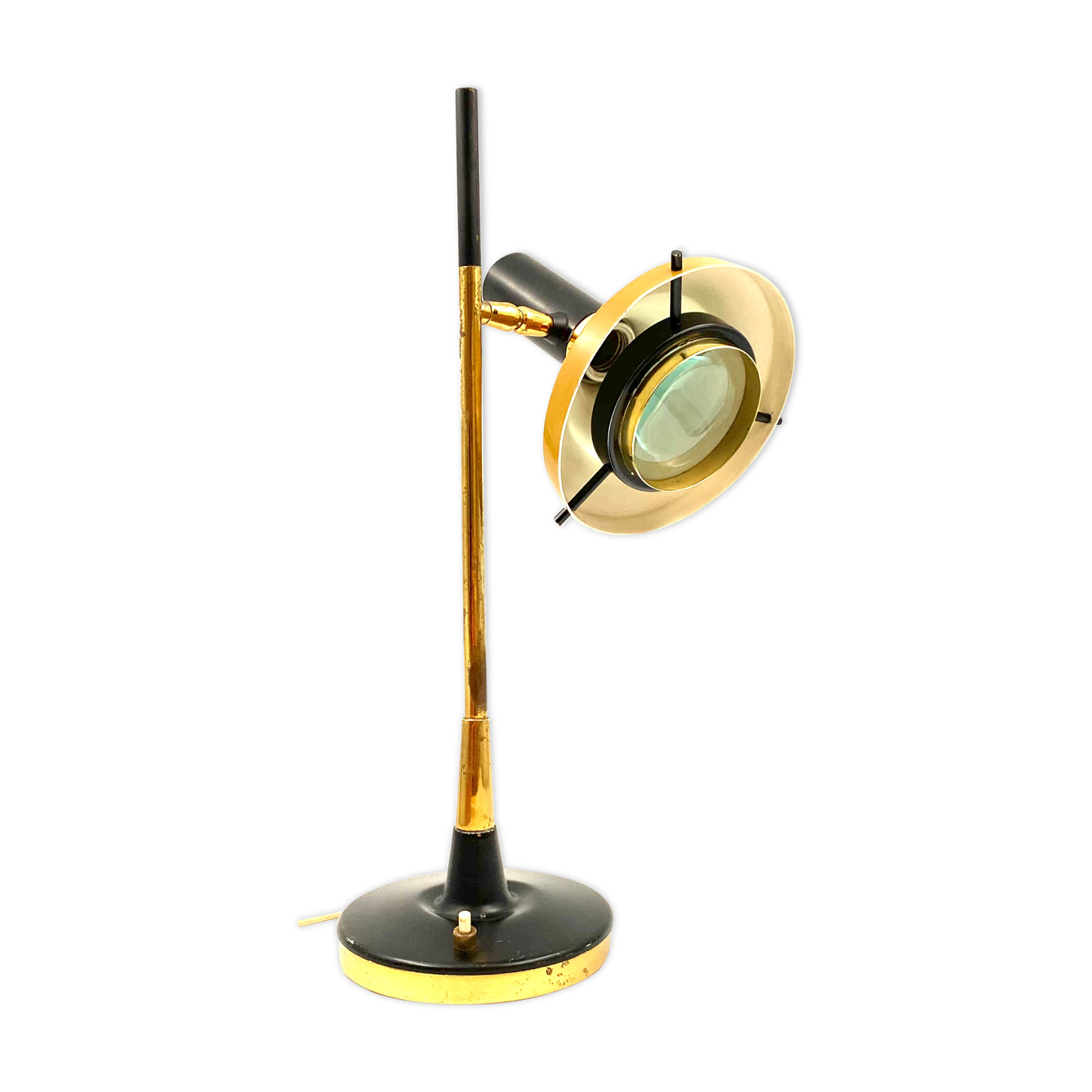 Oscar Torlasco model 533 table lamp, Lumi, Italy, 1950