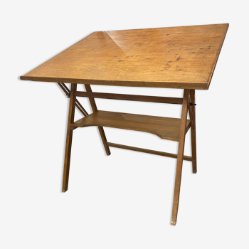 Table d’architecte bois années 30