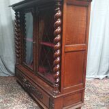 Louis XIII oak display case