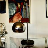 Vintage eye ball desk lamp from switzerland temde 1970