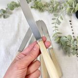 6 vintage Bakelite ivory knives France