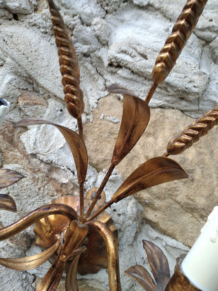 Applique épis de blé metal doré