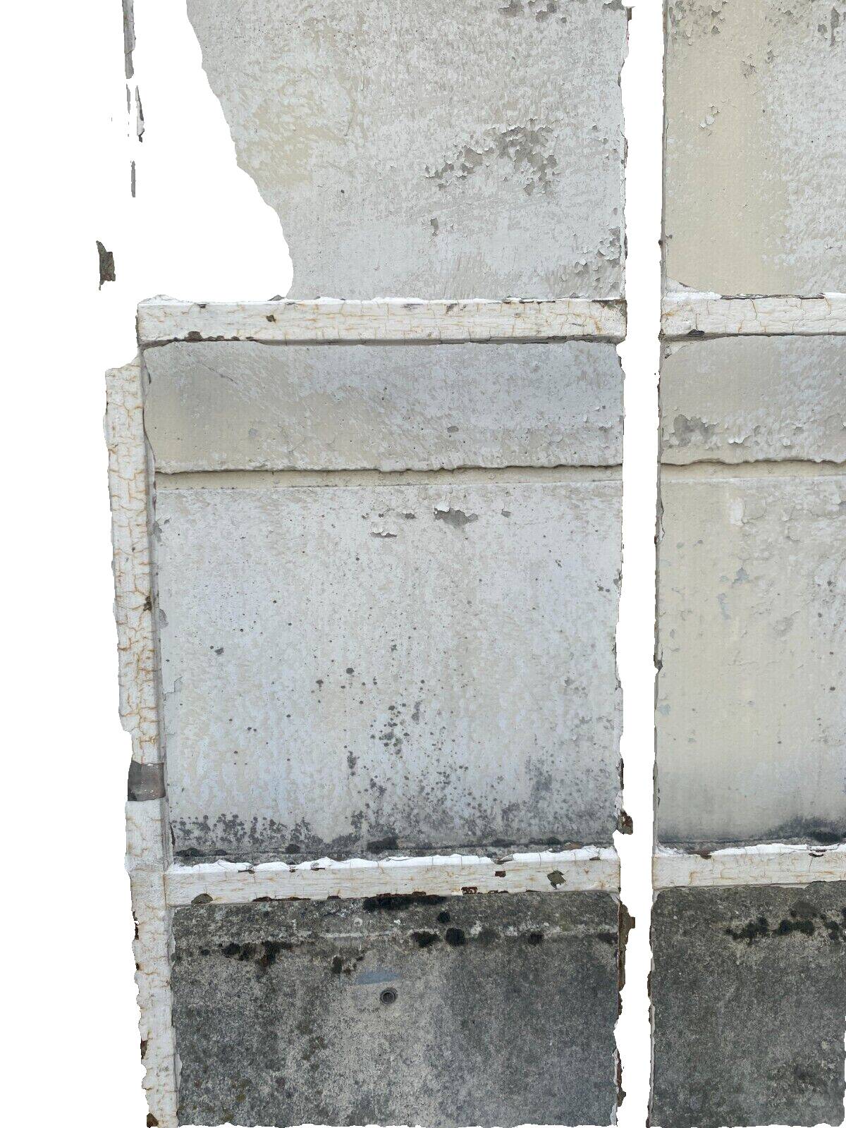 Flat iron canopy and patinated angle iron 20th century