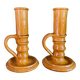 Pair of ceramic candle holders from Biot