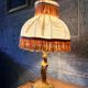 Vintage brass boudoir lamp Louis XV Rococo