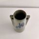 Art Deco Denbac vase with handles no. 226 in flamed stoneware - engraved signature