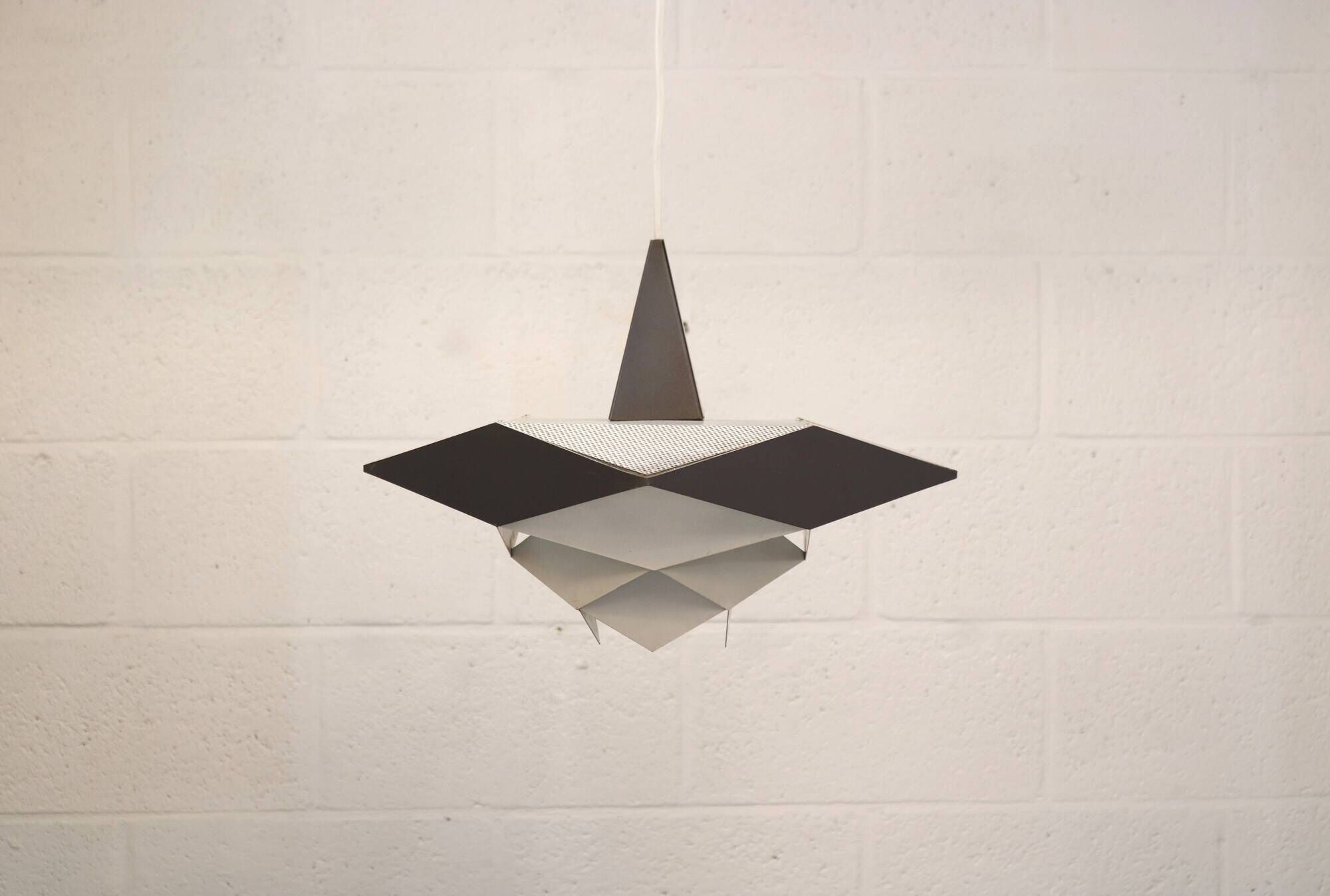 XL Mid-Century Modern Pendant Lamp: Preben Dahl Symfoni, Denmark 1960s