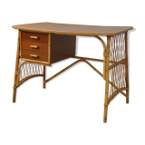 Vintage rattan desk