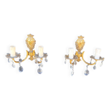 Pair of Louis XV bronze sconces