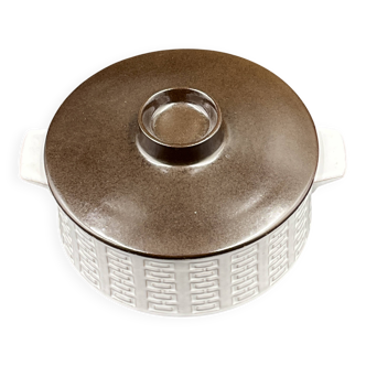 Ceramico dish with lid by Karl Leutner