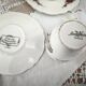 Lot de 4 tasses à café Sarreguemines Obernai