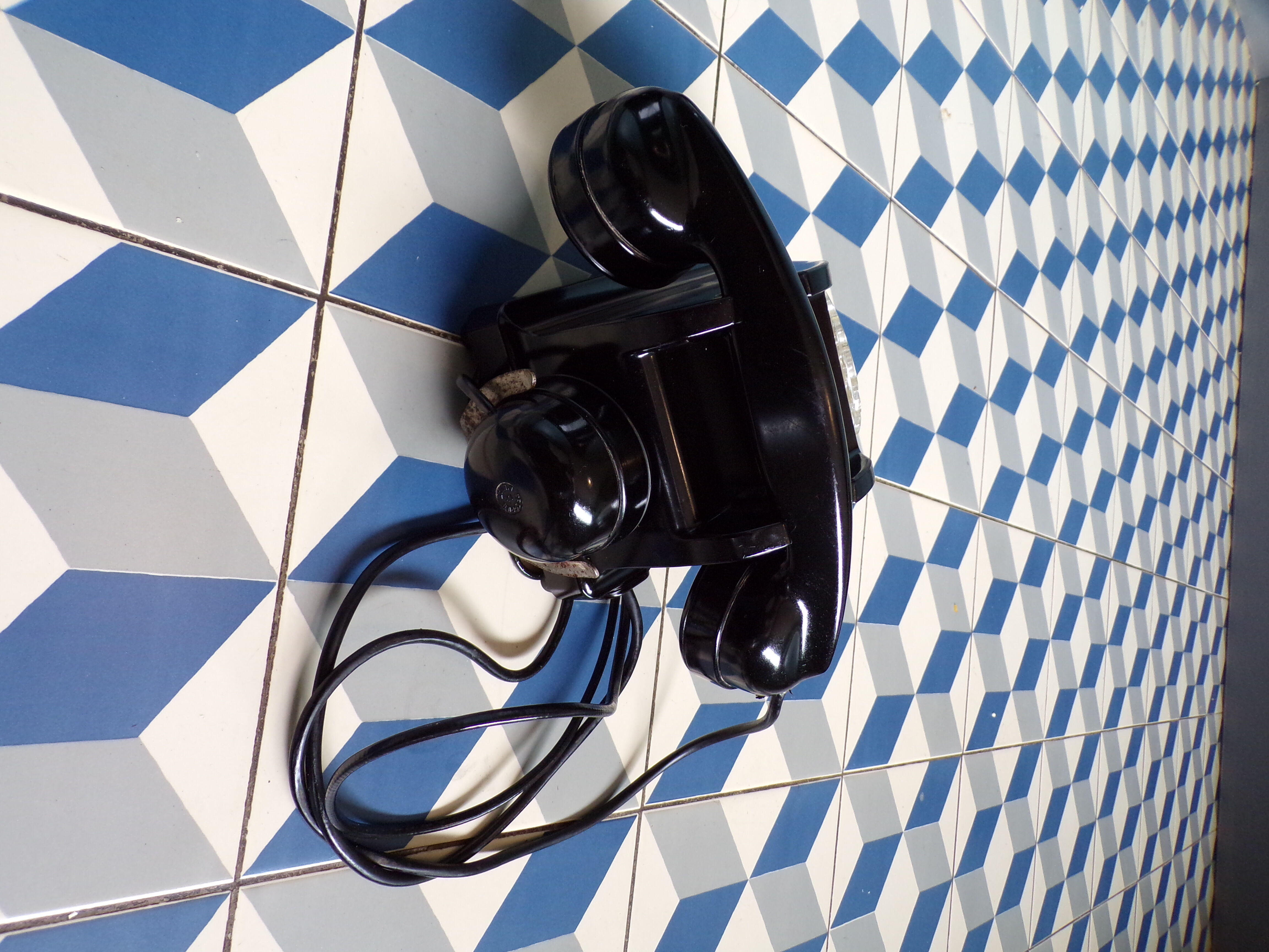 Vintage Bakelite dial phone