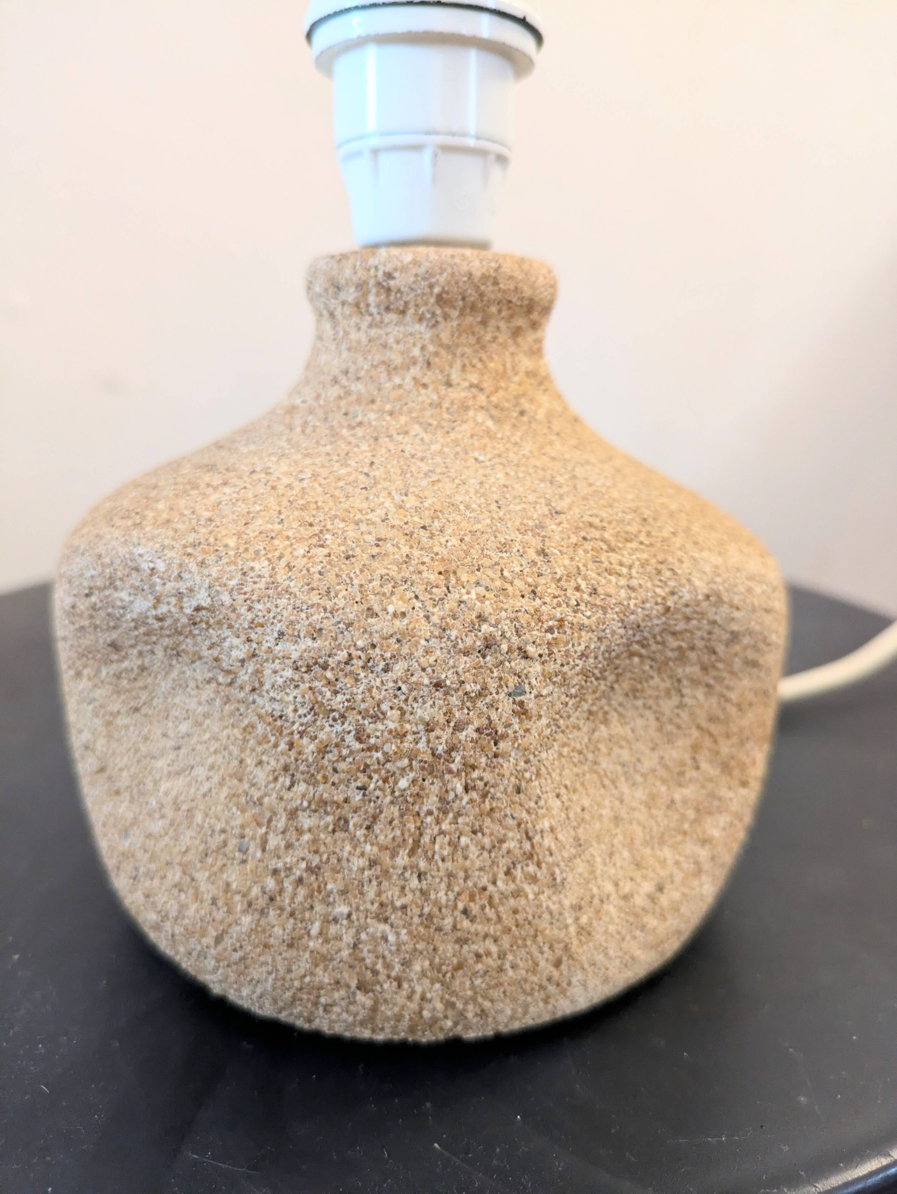 Vintage stone lamp from the 70s