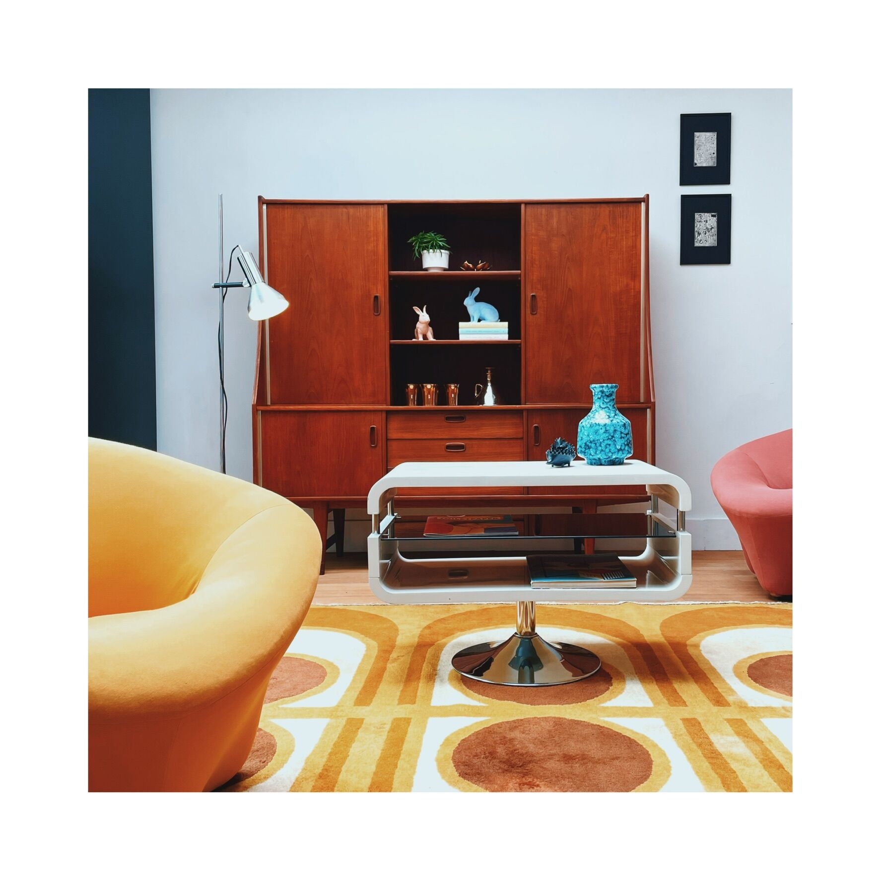 Space age coffee table