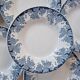 Set of 6 hollow plates Platane St Amand and Hamage