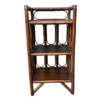 Rattan shelf