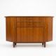 Scandinavian corner unit in teak from the 1960s.