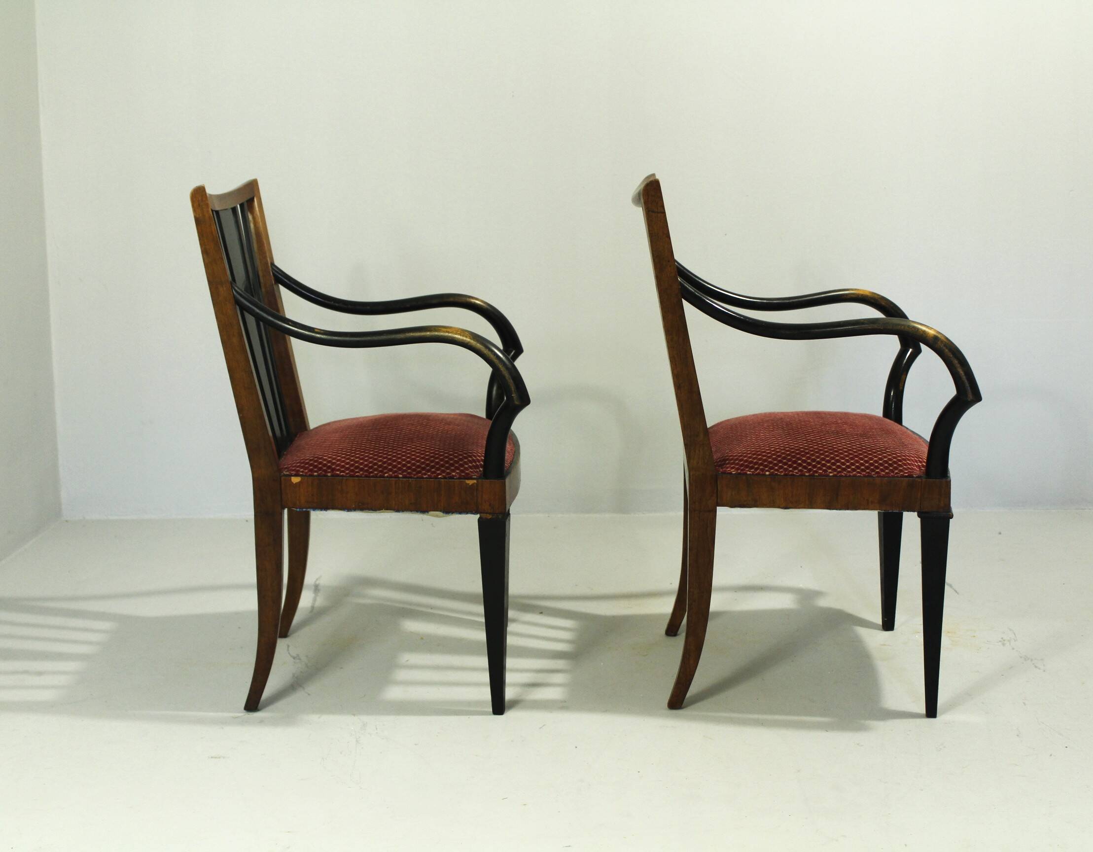 Pair of Large Palace Armchairs, Art Deco, Austria 1920