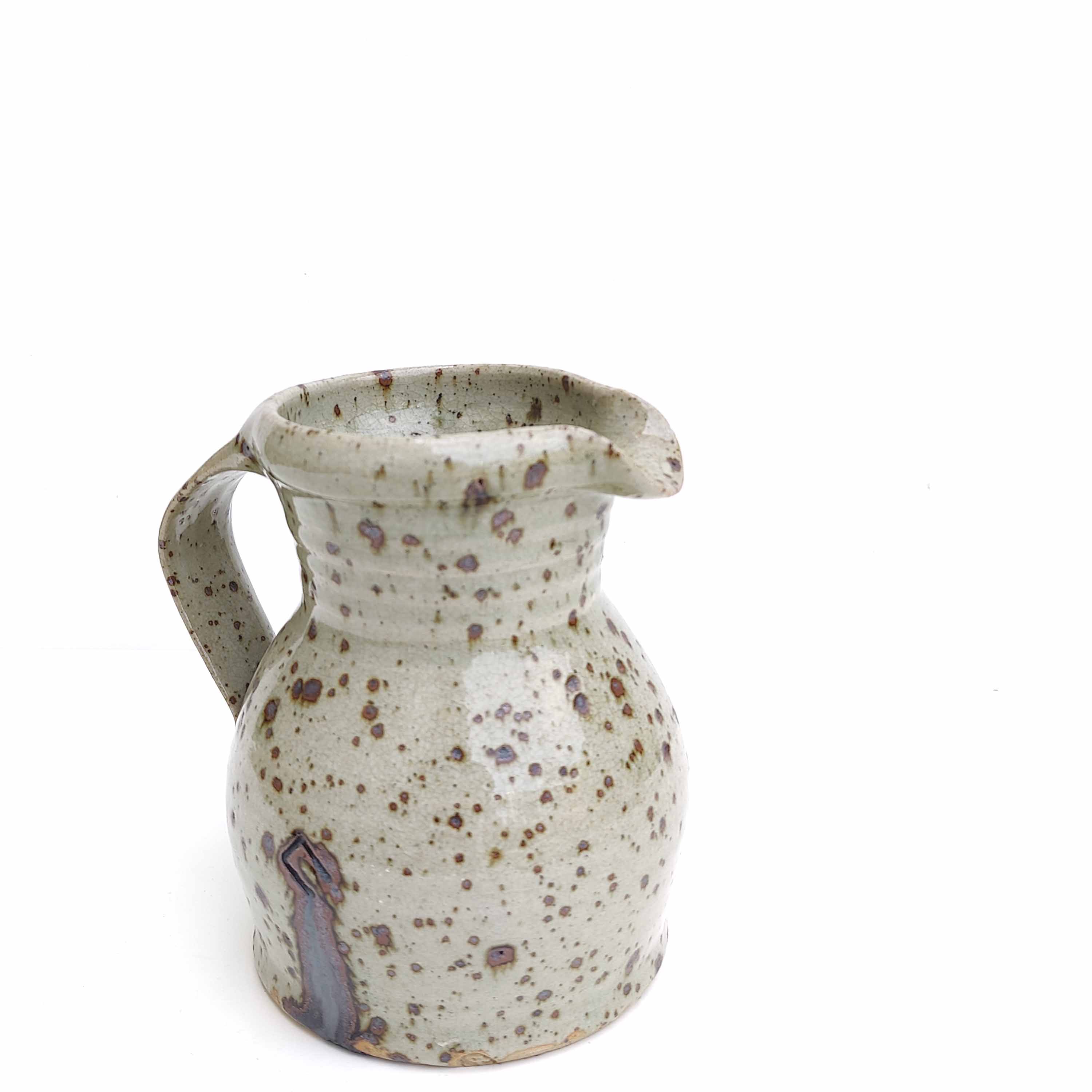 Pyrity sandstone pitcher Gustave Tiffoche 60s