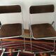 Lot de 4 chaises pliantes en velours