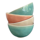 Set of 4 stoneware bowls