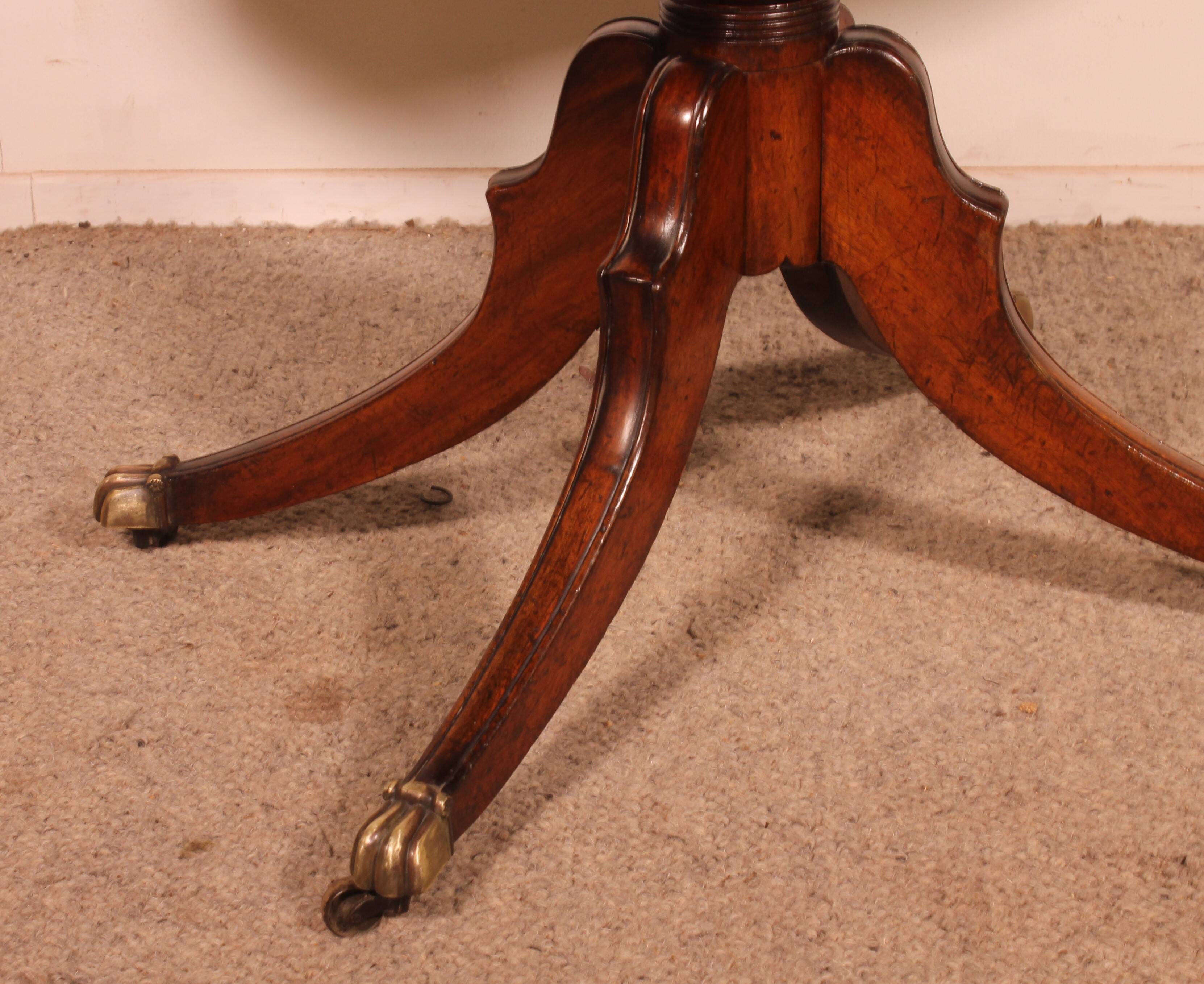 English mahogany console - 18th century