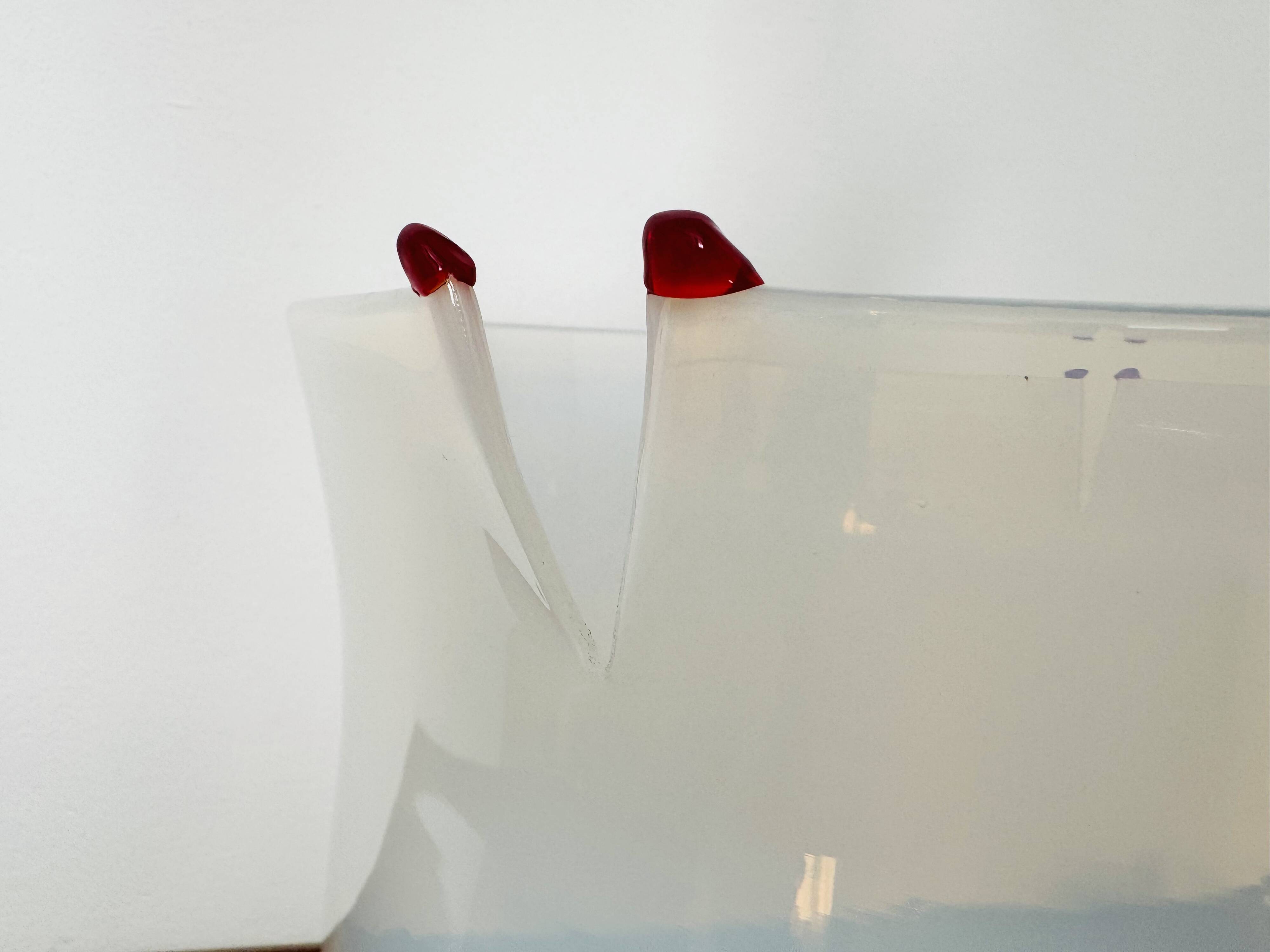 Murano Glass Pendant Lamp by Roberto Pamio and Renato Toso for Leucos