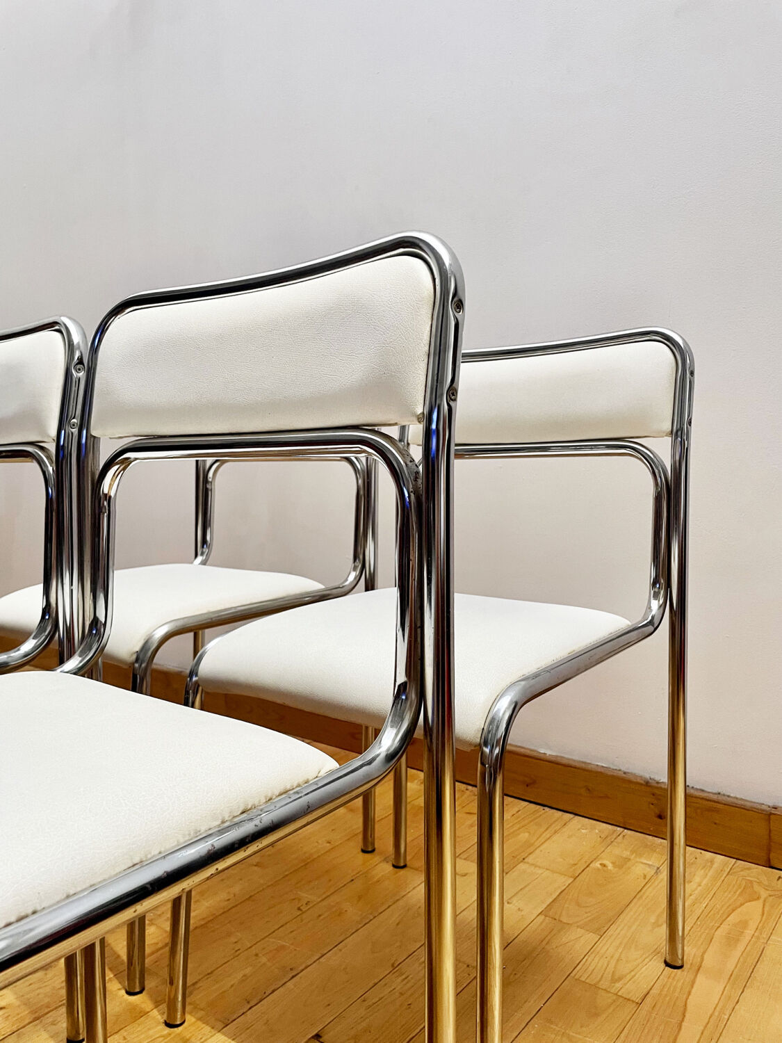 Vintage tubular chairs 70s