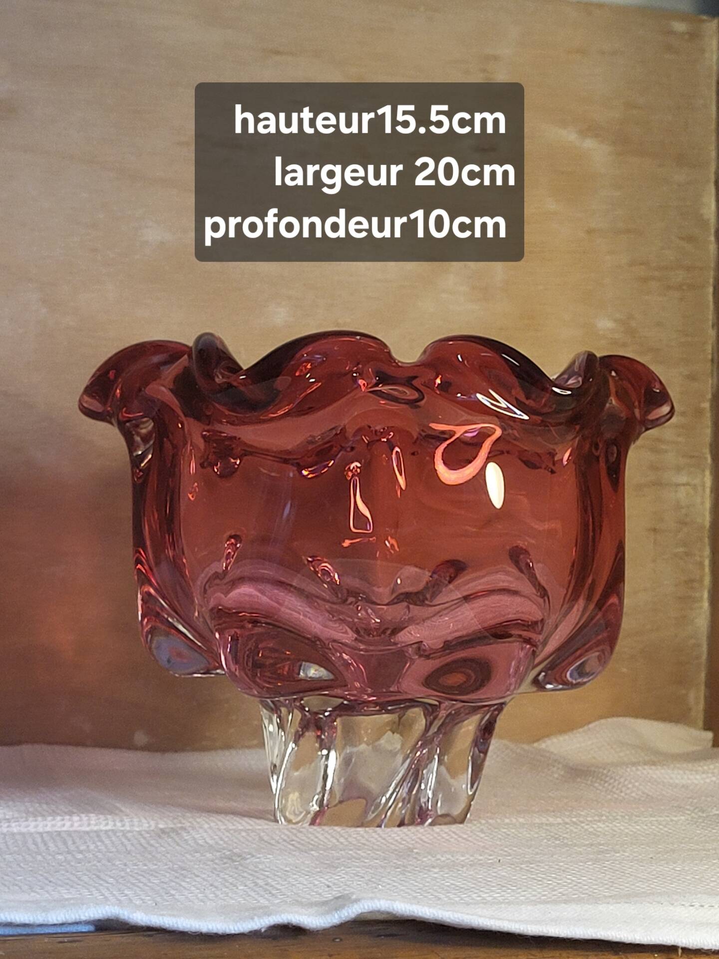 Bohemian crystal cup