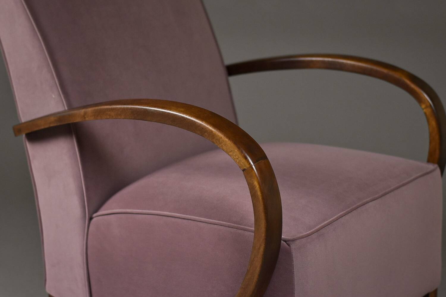 Art Deco Club Armchair, Fully Restored, Poland, 1930s