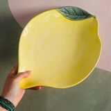 Vintage lemon slipware dish