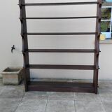 Brutalist design Scandinavian bookshelf Olavi Hänninen vintage