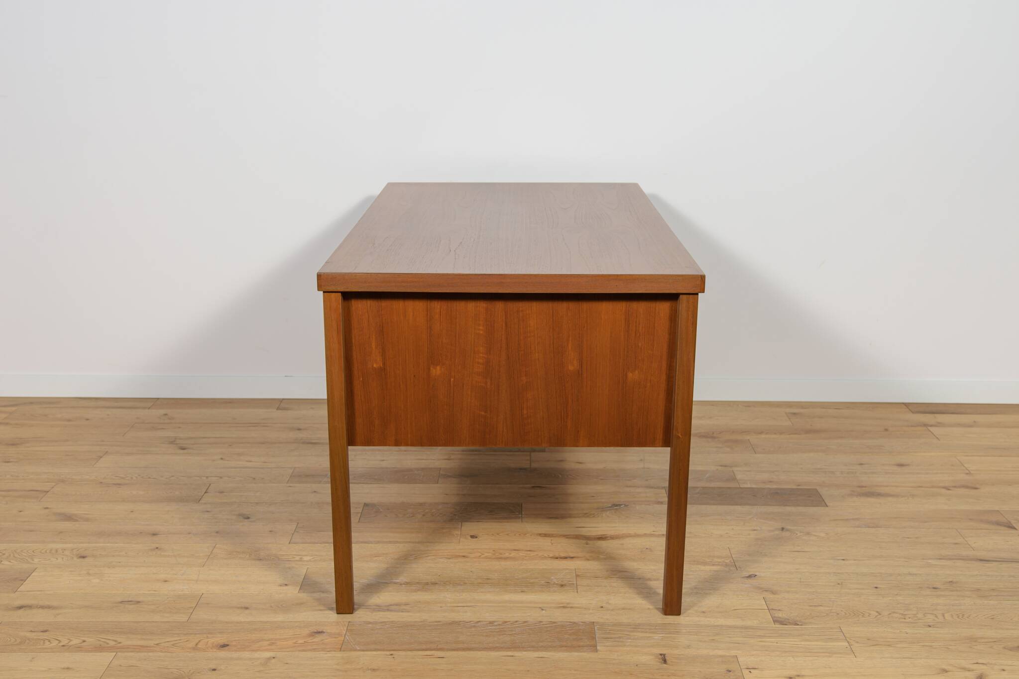 Mid-Century Freestanding Teak Desk, Denmark, 1960s