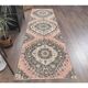 Turkish Oushak Wool Runner 97x352